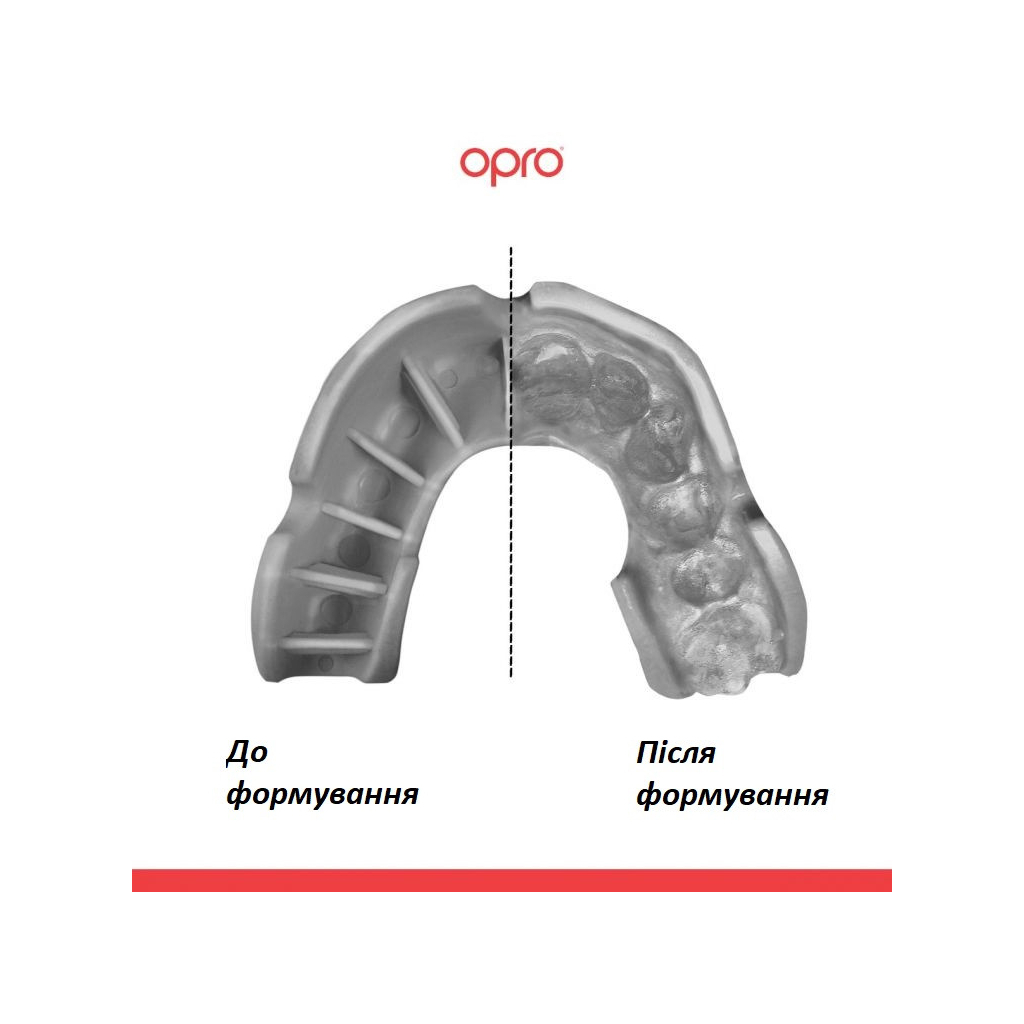 Капа Opro Silver UFC доросла (вік 11+) Black/Red (ufc.102514001) (UFC_Silver_Bl/R) - изображение 6