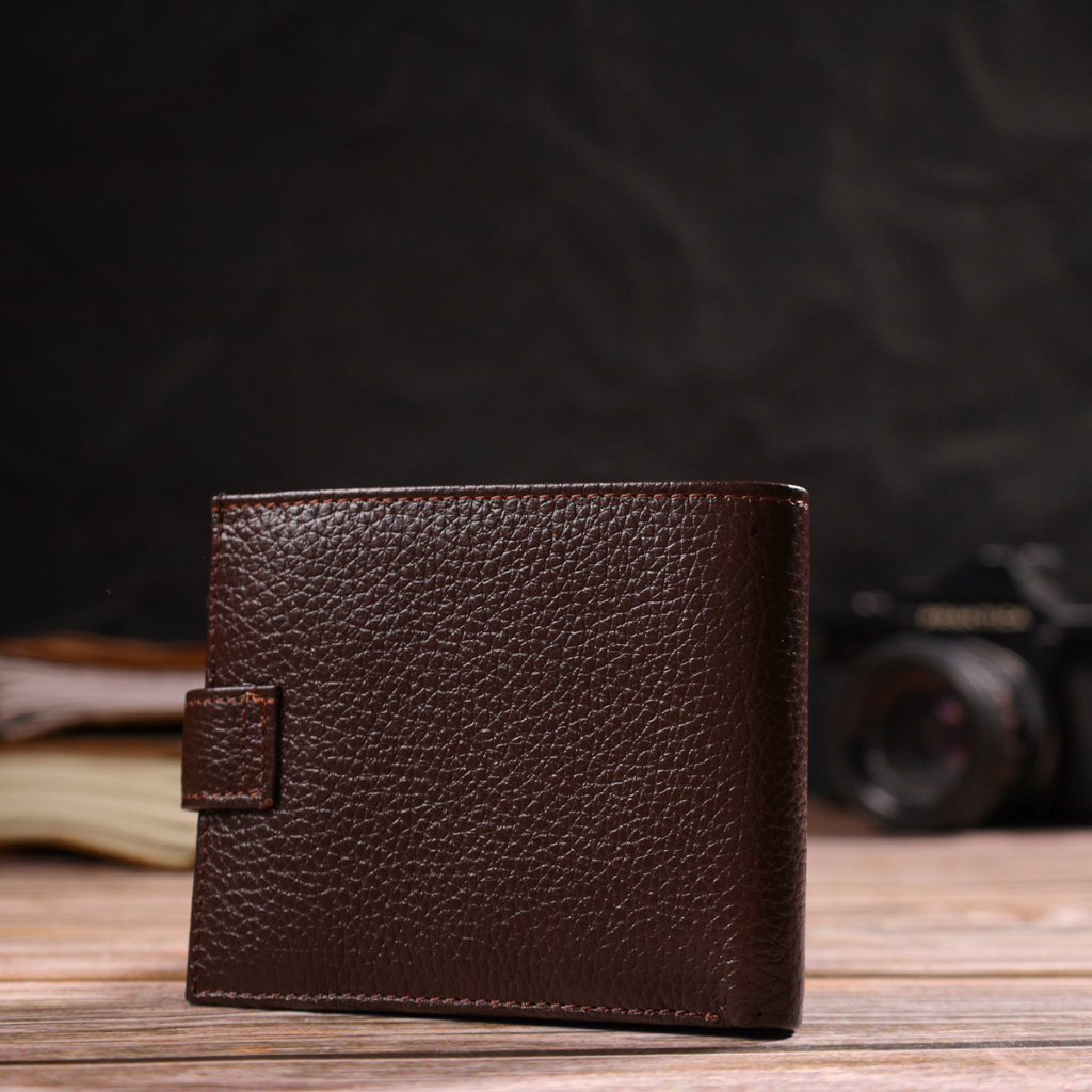 Гаманець Canpellini З натуральної шкіри Коричневий (21891) - зображення 9