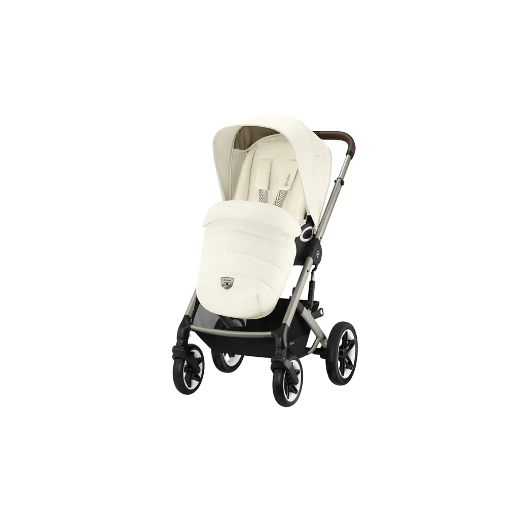 Коляска Cybex Talos S Lux TPE Seashell Beige (з бампером) (522002605) - зображення 7