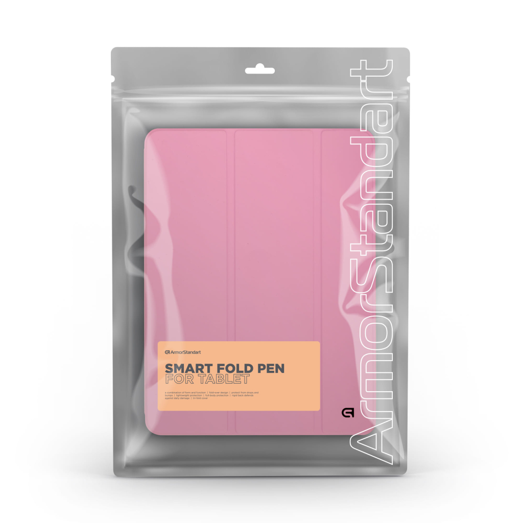 Чохол до планшета Armorstandart Smart Fold Pen Xiaomi Redmi Pad Pro / Poco Pad Pink (ARM81434) - зображення 8