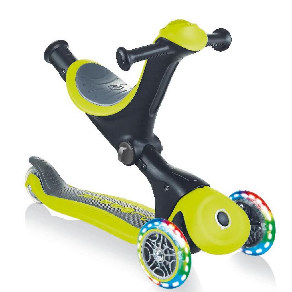 Самокат Globber Go Up Deluxe Lights Led 5 в 1 зелений (646-106) - зображення 3