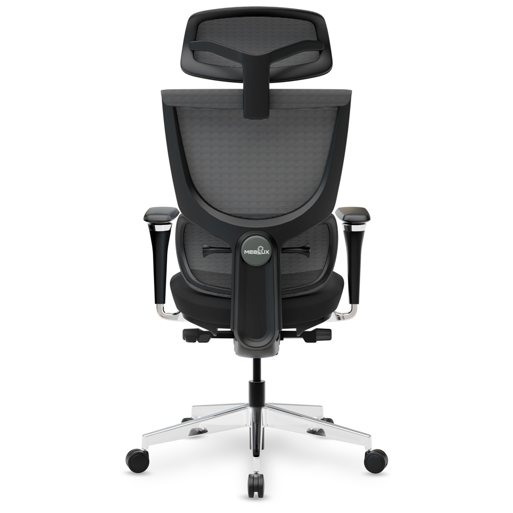 Офісне крісло Mealux S8 Air Fabric Black (HF-S8P F/B) - зображення 2