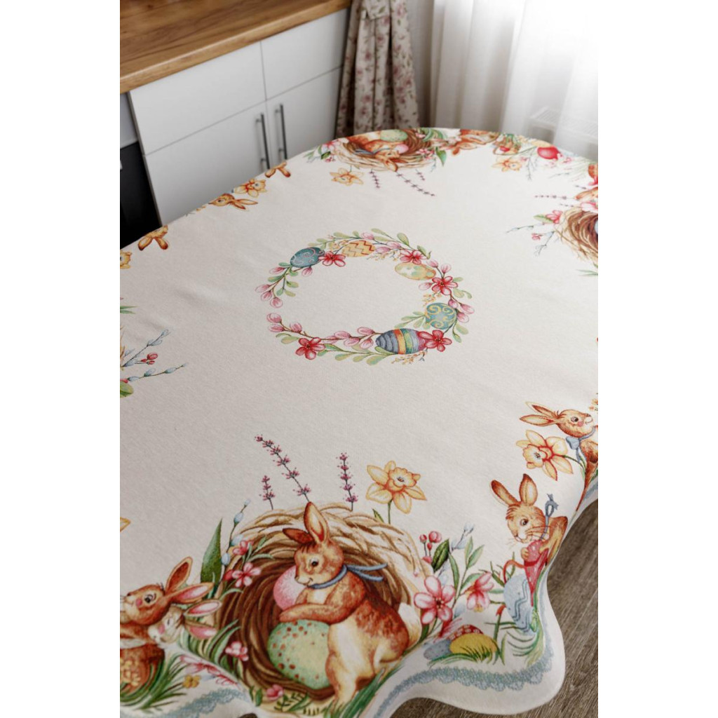 Скатертина Прованс oval гобеленова Злагода 135х240 см (034187) - зображення 3