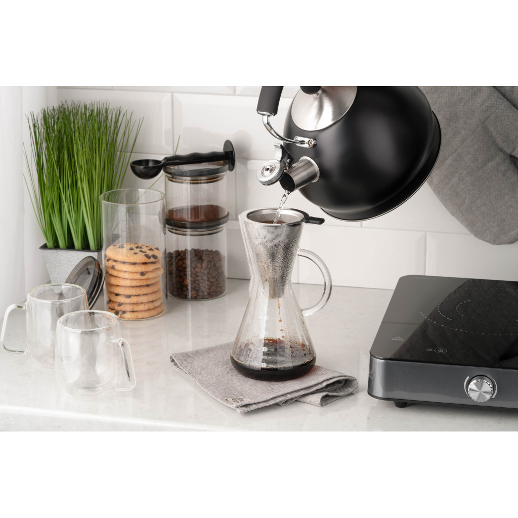 Заварник Ardesto Кемекс для кави Black Mars 600 мл (AR0706CM) - зображення 4