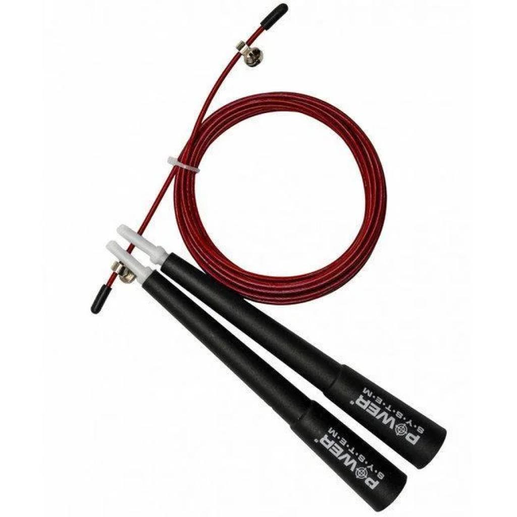 Скакалка Power System Ultra Speed Rope PS-4033 Red (PS-4033_Black-Red) - зображення 1