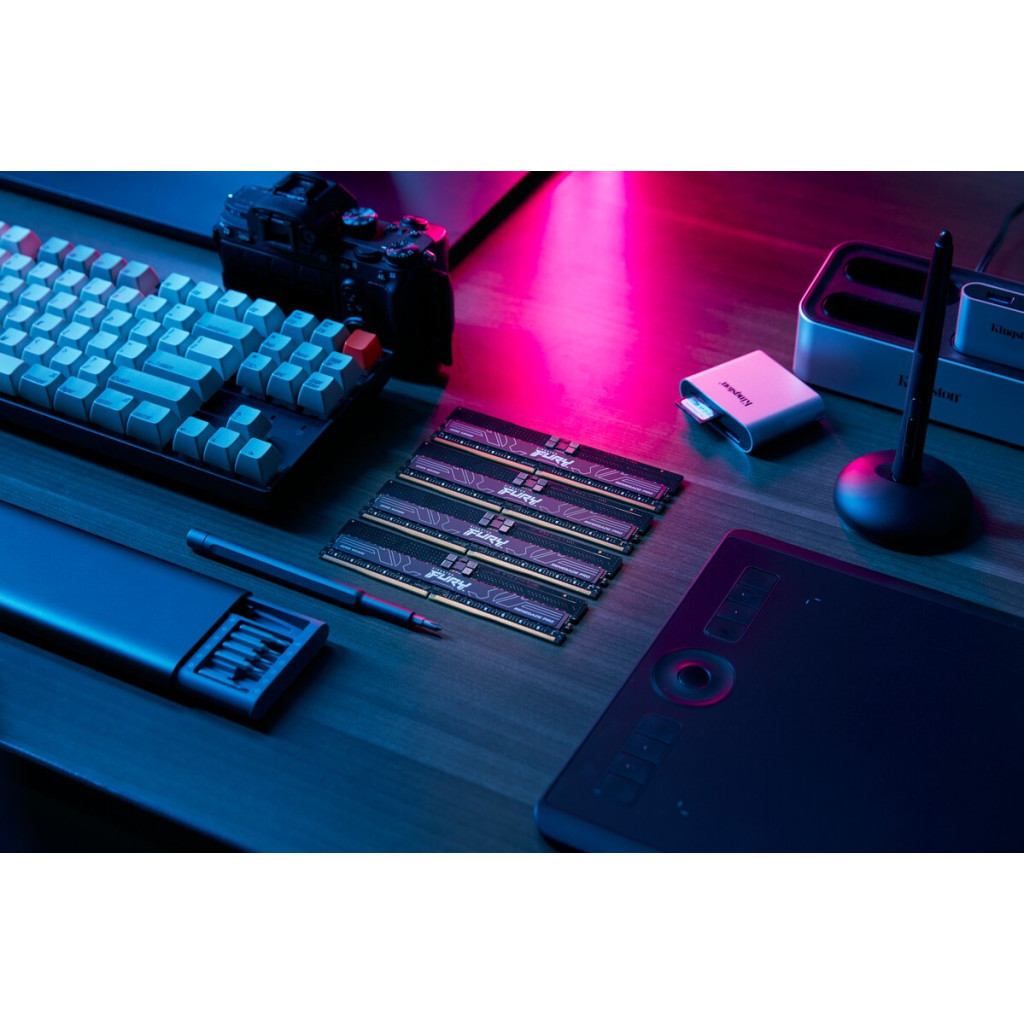 Модуль пам'яті для сервера Kingston 128GB 6000MT/s DDR5 ECC Reg CL32 DIMM (Kit of 4) FURY Renegade Pro EXPO (KF560R32RBEK4-128) - зображення 6