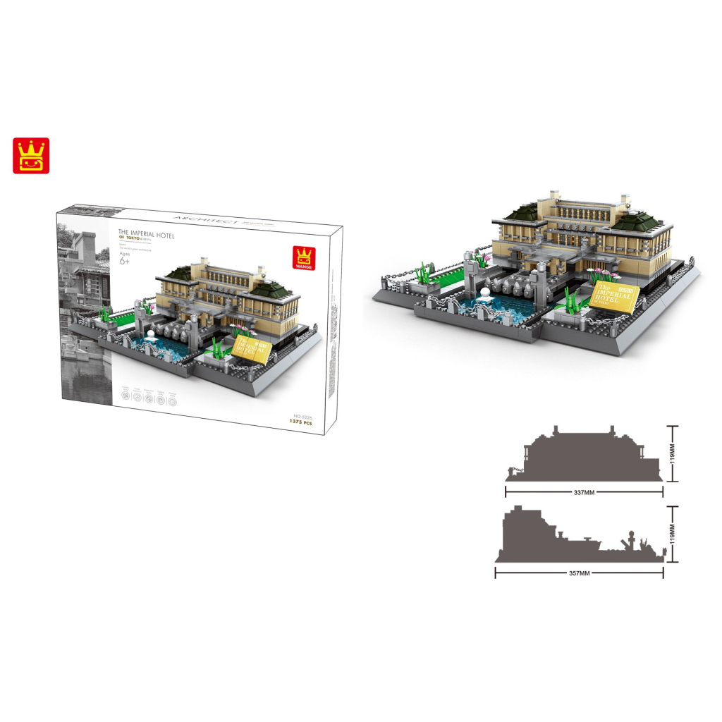 Конструктор Wange Імперіал Готель в Токіо, Японія (WNG-Imperial-Hotel) - зображення 2