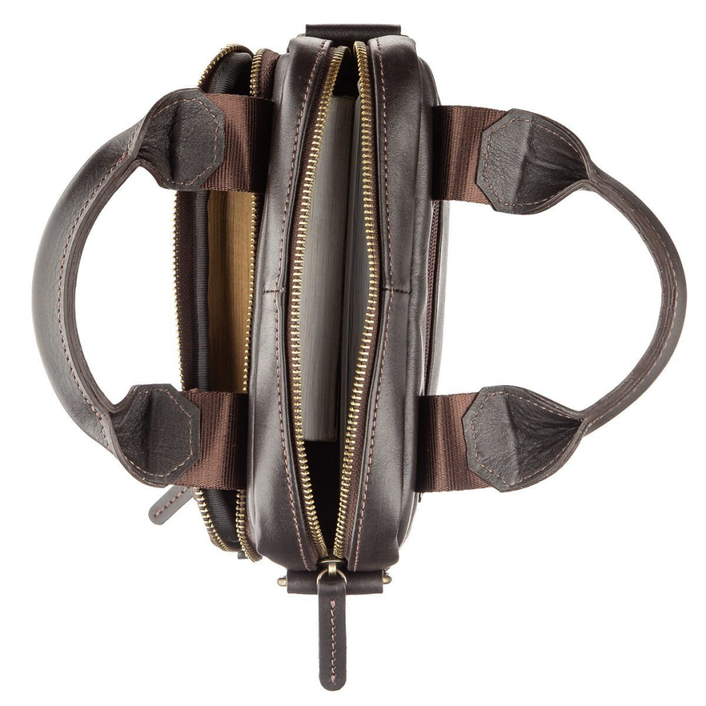 Сумка Shvigel У гладкій шкірі Коричнева (11183) - зображення 6