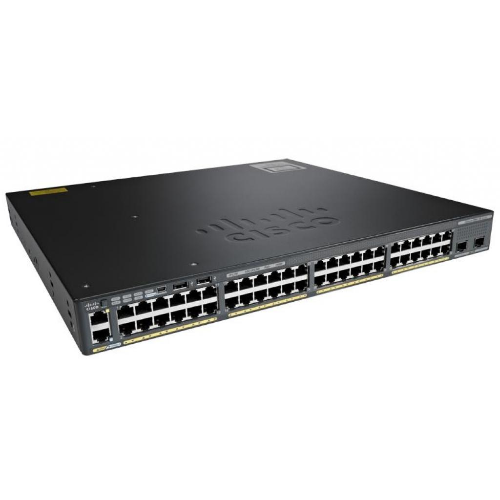 Комутатор мережевий Cisco WS-C2960X-48LPS-L - зображення 1