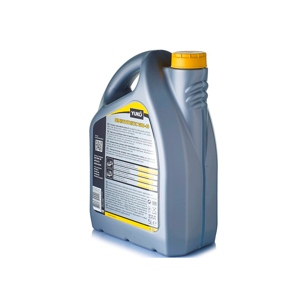 Моторна олива Yuko SEMISYNTHETIC 10W-40 5л (4820070241686) - зображення 2