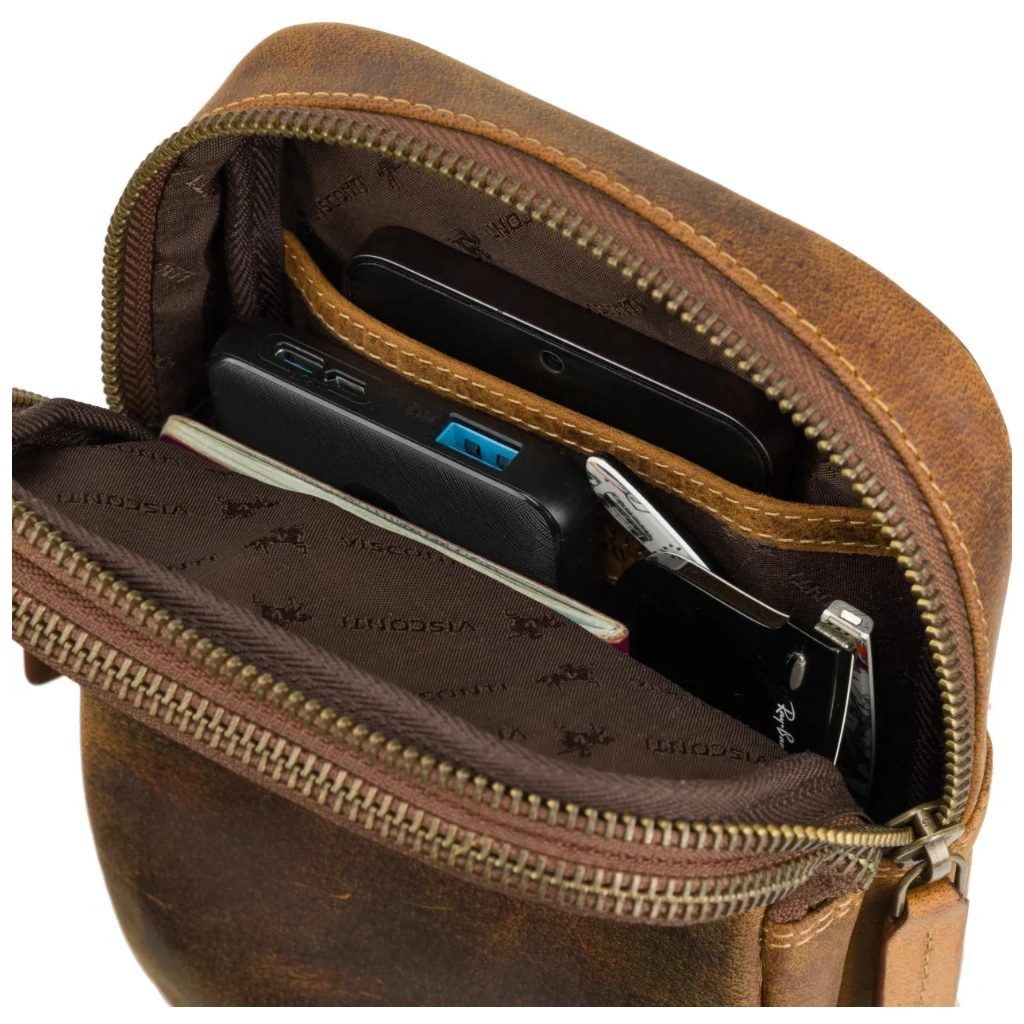 Сумка Visconti S42 Jamie Hunter Tan (S42 OIL TAN) - зображення 6