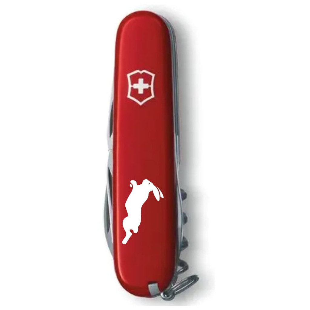 Ніж Victorinox Spartan Zodiac Red "Шпаркий Кролик" (1.3603_Z2170u) - зображення 4