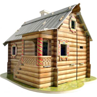 Збірна модель Умная бумага Російська хата з героями (206) - зображення 4