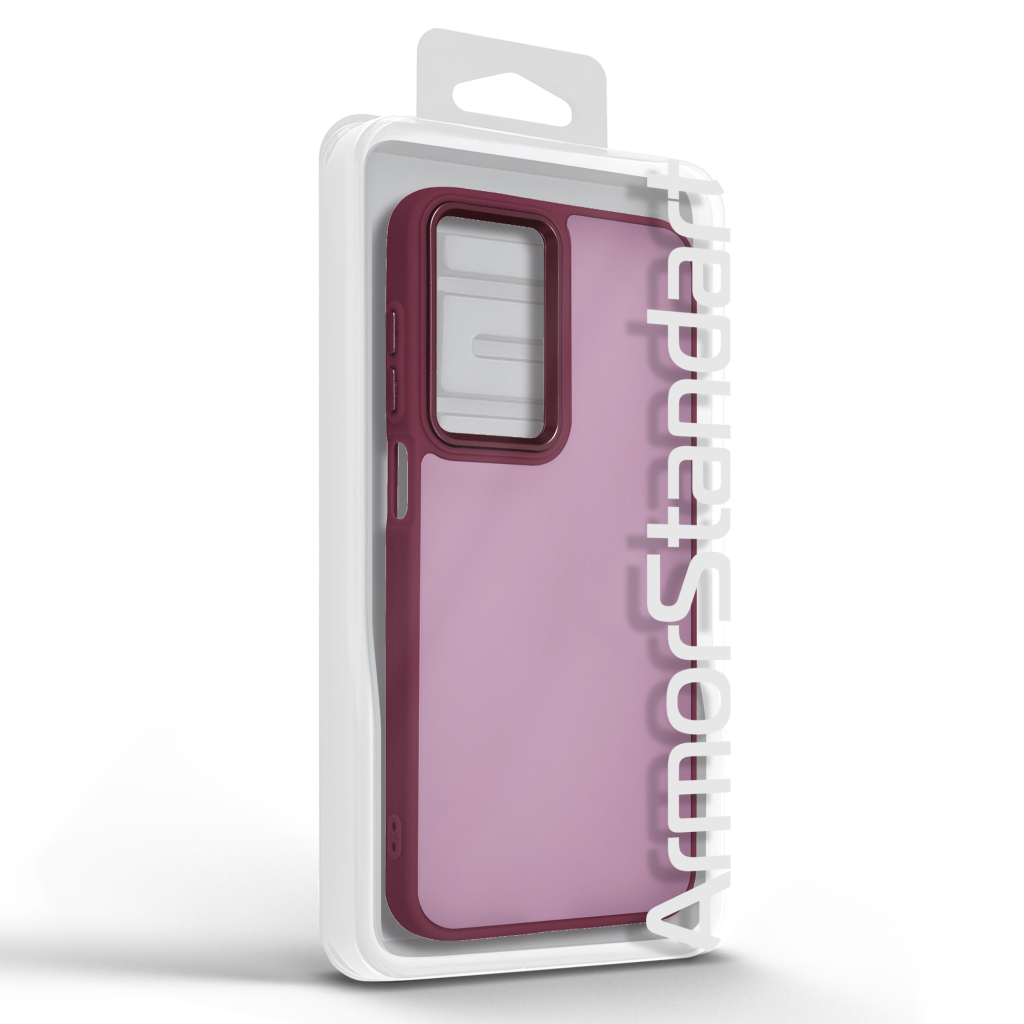 Чохол до мобільного телефона Armorstandart Frame Samsung A26 5G Wine Red (ARM84809) - зображення 3