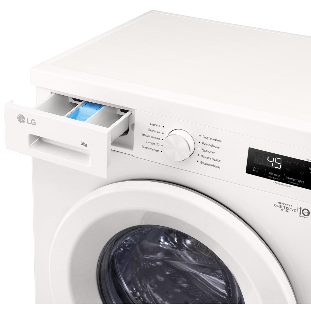 Пральна машина LG F2Y1NS3W - зображення 10