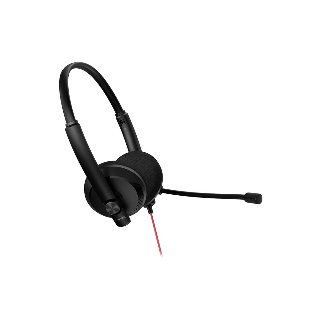 Навушники Canyon HS-07 PC Mic 3.5/USB 2.8 м Black (CNS-HS07B) - зображення 3