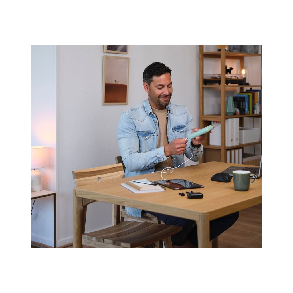 Батарея універсальна Trust 20000mAh Redoh, USB-A/2хUSB-C, 18W, QC 3.0, PD, green (25035_TRUST) - зображення 6