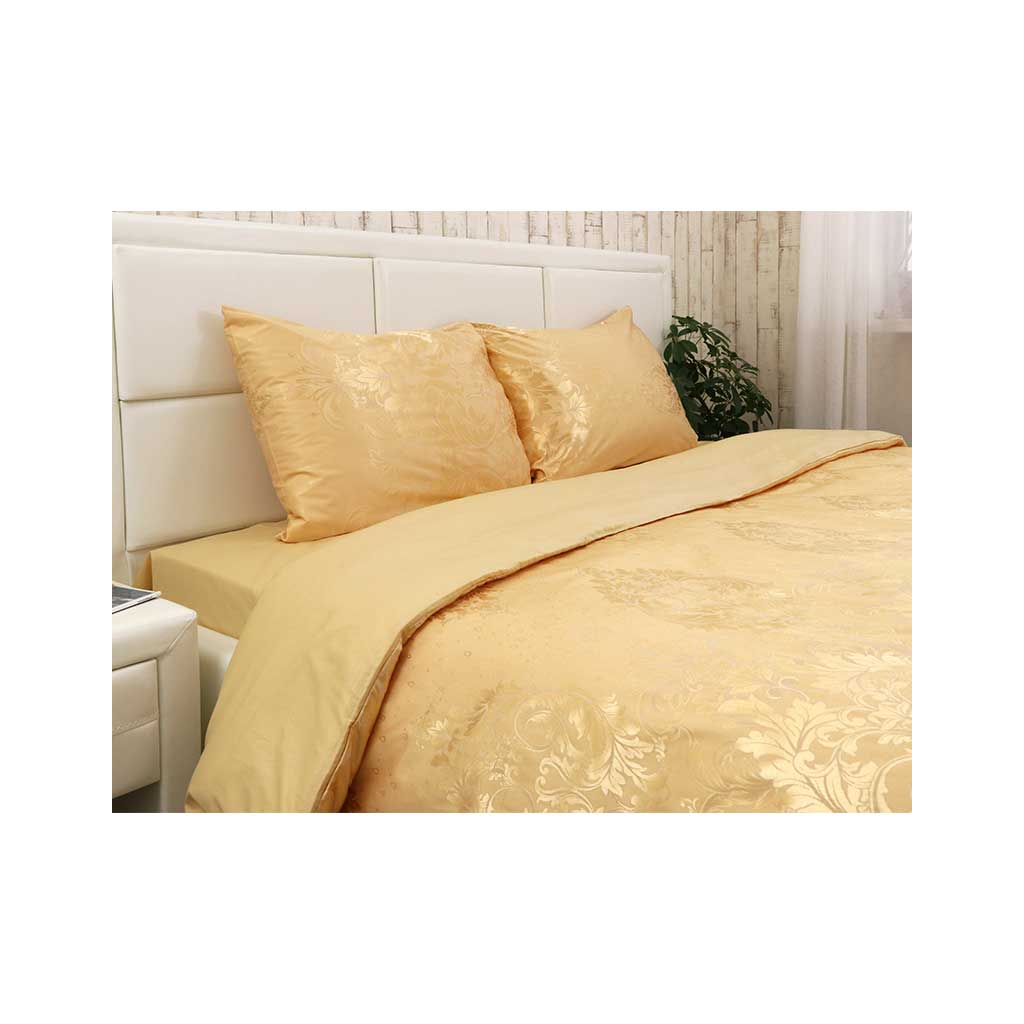 Постільна білизна Руно АЖ Золотий сатин набивний полуторний (1.137АЖ_ЗолотоА) - зображення 2