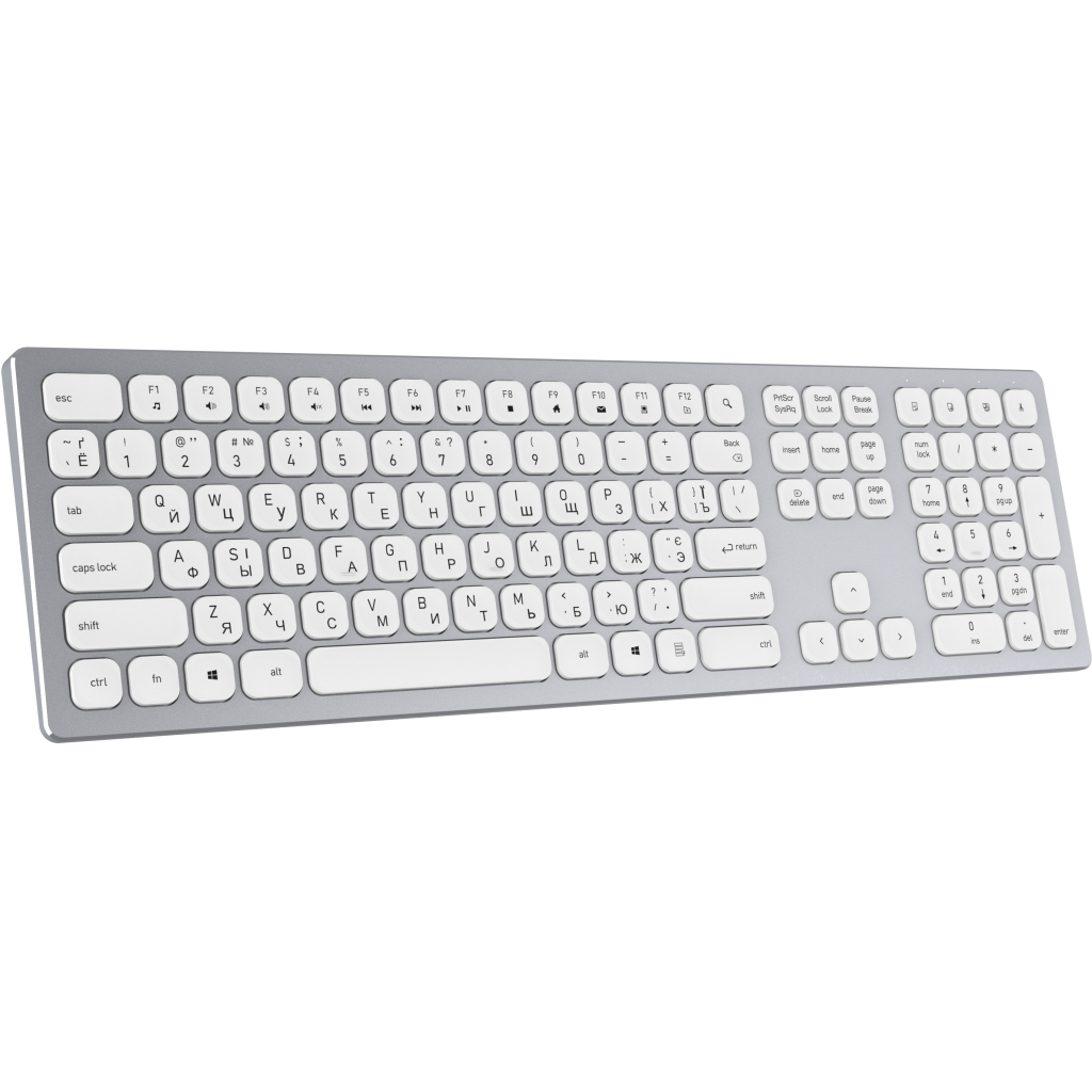Клавіатура OfficePro SK1550 Wireless White (SK1550W) - зображення 2