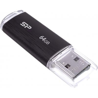 USB флеш накопичувач Silicon Power 64GB Ultima U02 Black USB 2.0 (SP064GBUF2U02V1K) - зображення 3