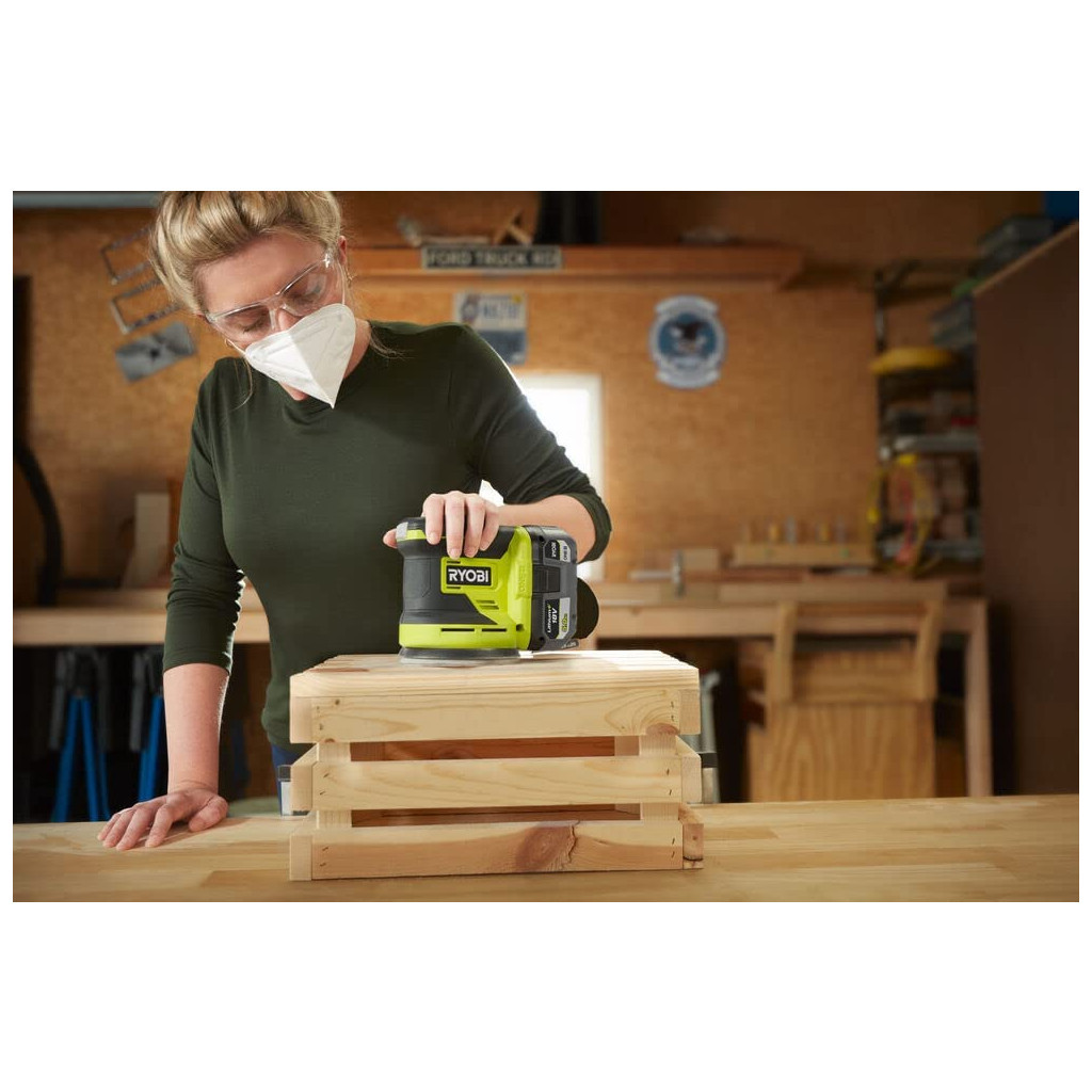 Шліфувальна машина Ryobi RROS18-0 (без АКБ та ЗП) (5133005393) - зображення 3