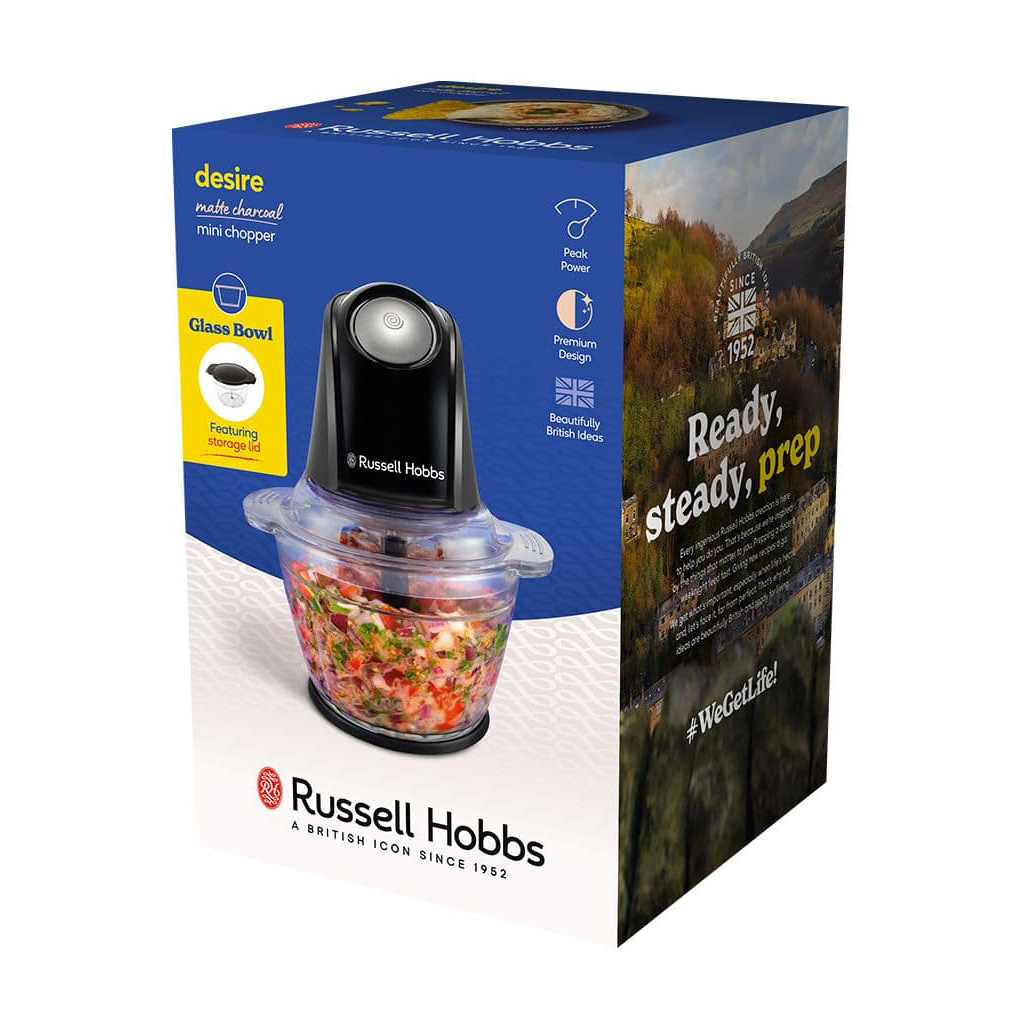 Подрібнювач Russell Hobbs Desire Matte Charcoal (27131-56) - зображення 3