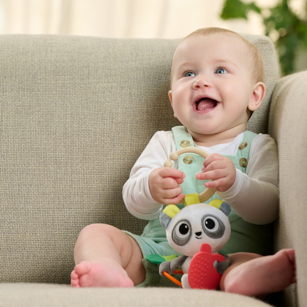 Іграшка на коляску Chicco Панда брязкальце м'яка (8058664164851) (11566.00) - зображення 3