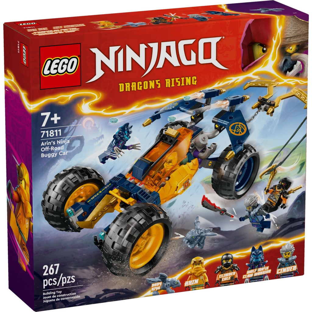 Конструктор LEGO Ninjago Багі для бездоріжжя ніндзя Арін 267 деталей (71811) - зображення 1