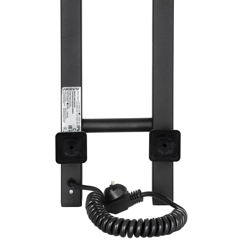 Сушарка для рушників Ardesto Elina Eco, 160х1000мм, чорний муар (12-268050-0110) - зображення 4