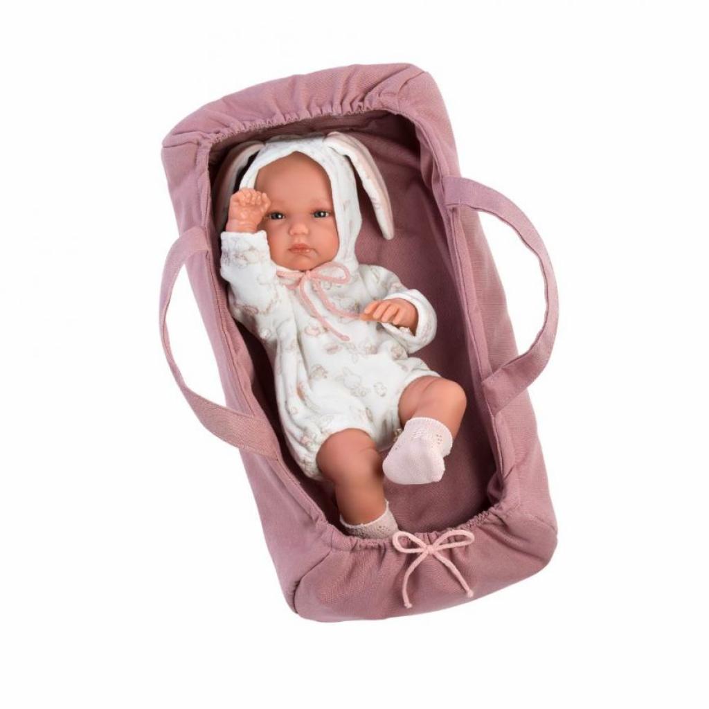 Пупс Llorens Bimba conejita con capazo, 35 см (63548) - зображення 3