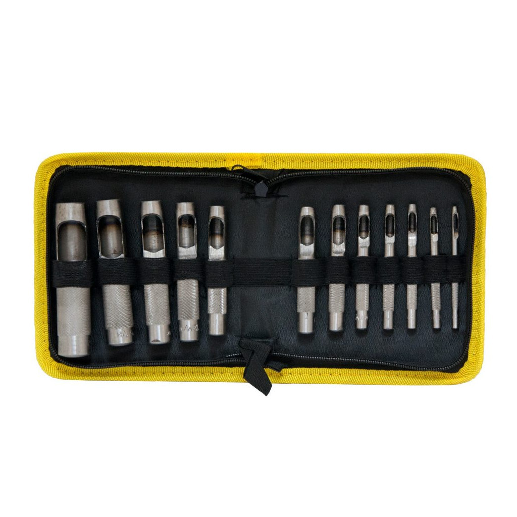 Пробійник Sigma 12шт 3-10, 12, 14, 16, 19мм (чохол) (4328431) - изображение 2