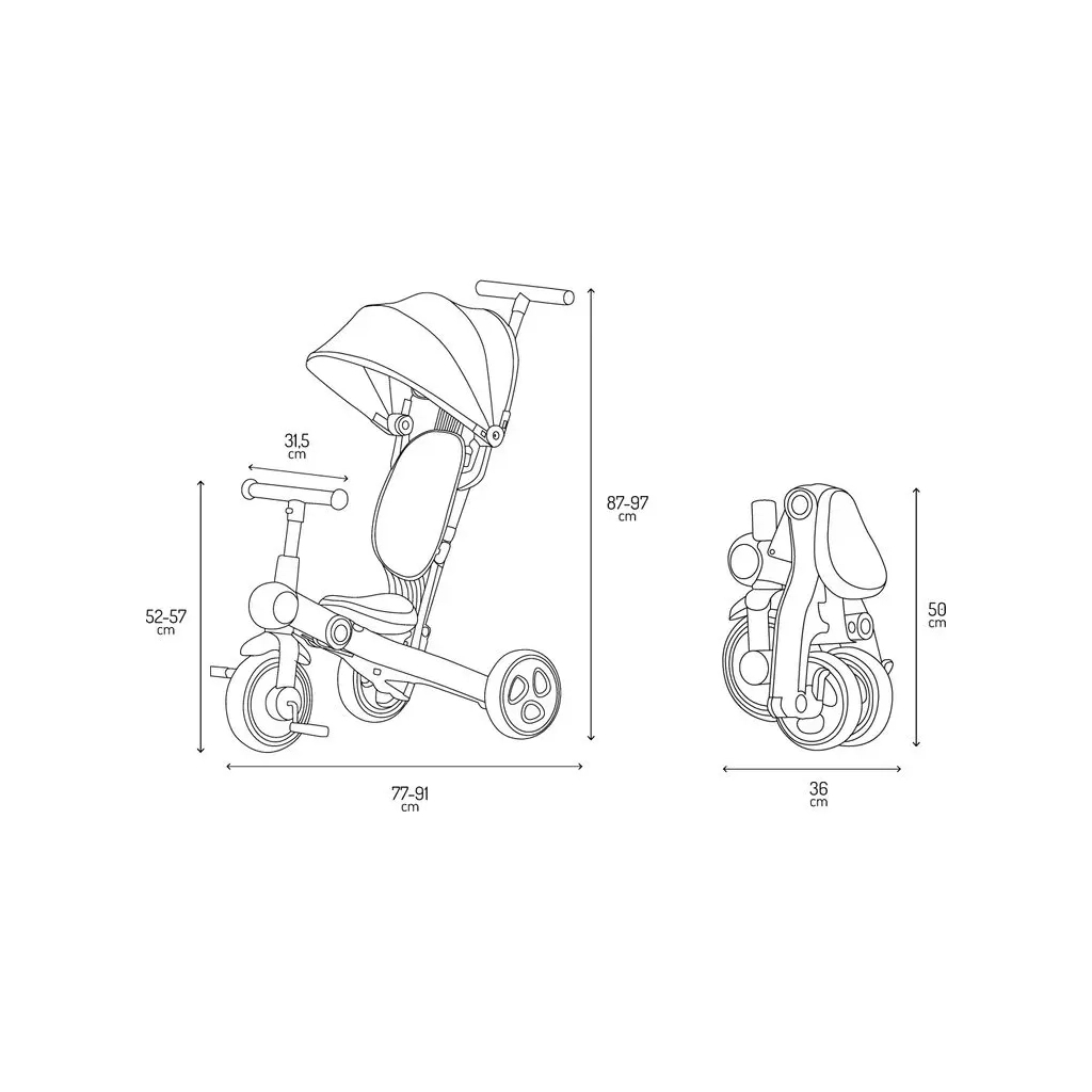 Дитячий велосипед MoMi Solivia green 4 в 1 (ROTR00018) - зображення 7