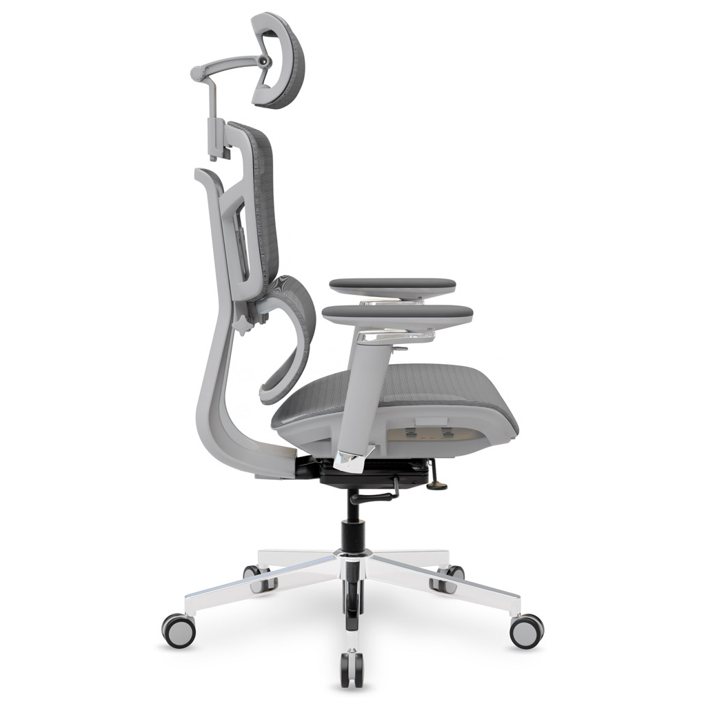 Офісне крісло Mealux S4 Air Grey (HF-S4 M/G) - зображення 6