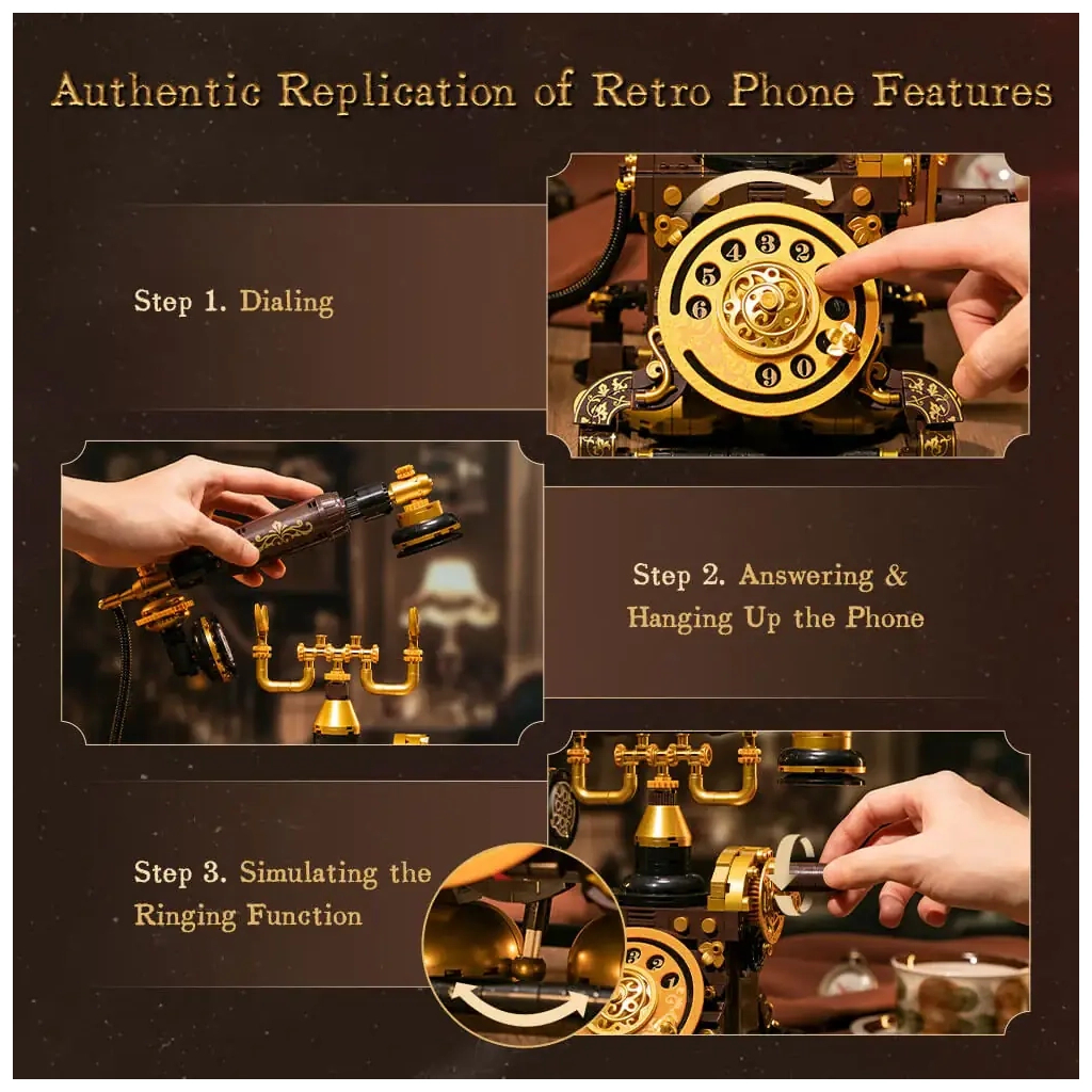 Конструктор Pantasy Original - Retro Phone (85018) - зображення 4