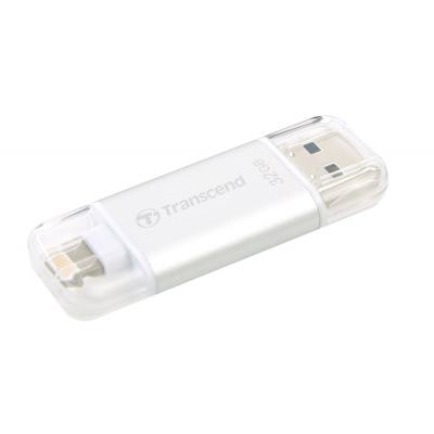 USB флеш накопичувач Transcend 32GB JetDrive Go 300 Silver USB 3.1 (TS32GJDG300S) - зображення 2