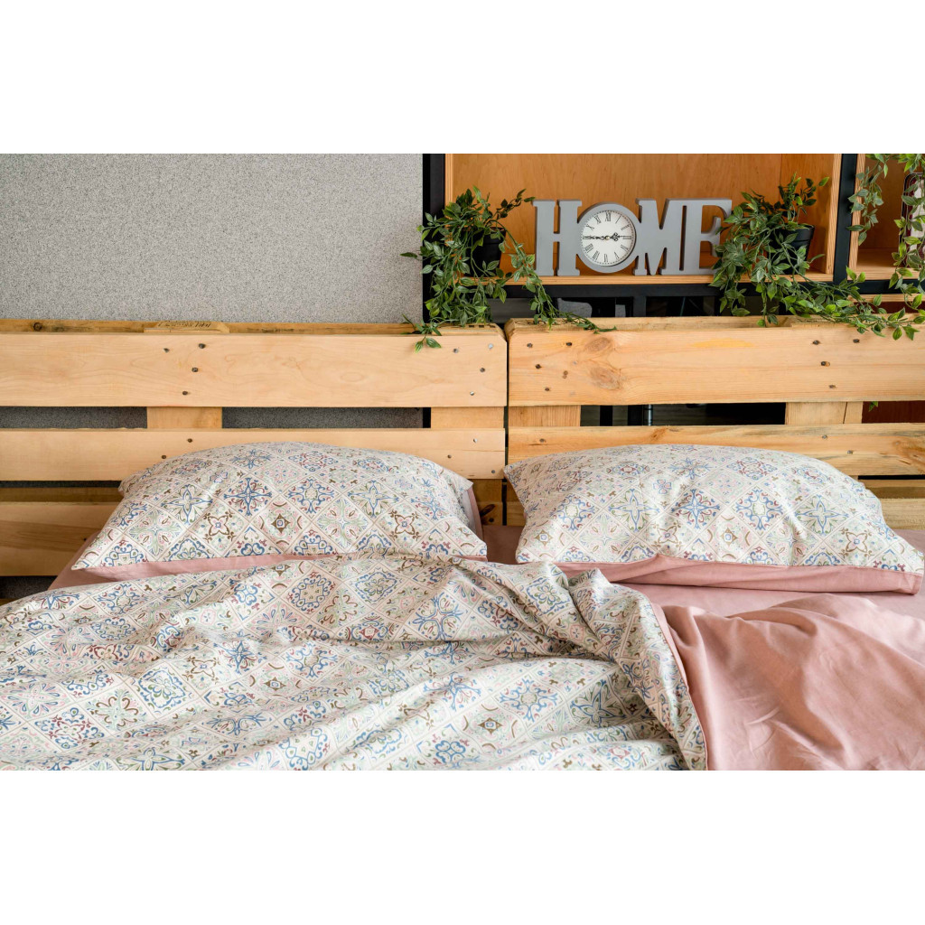 Постільна білизна Ardesto Gloria сатин рожевий полуторний 160х220 (ART1622LP) - зображення 9