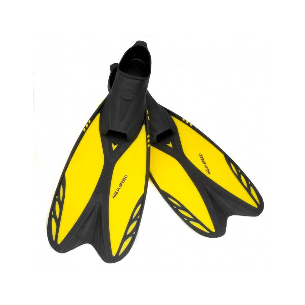 Ласти Aqua Speed Vapor 724-18 6711 чорний, жовтий 28-30 (5908217667113) - зображення 1