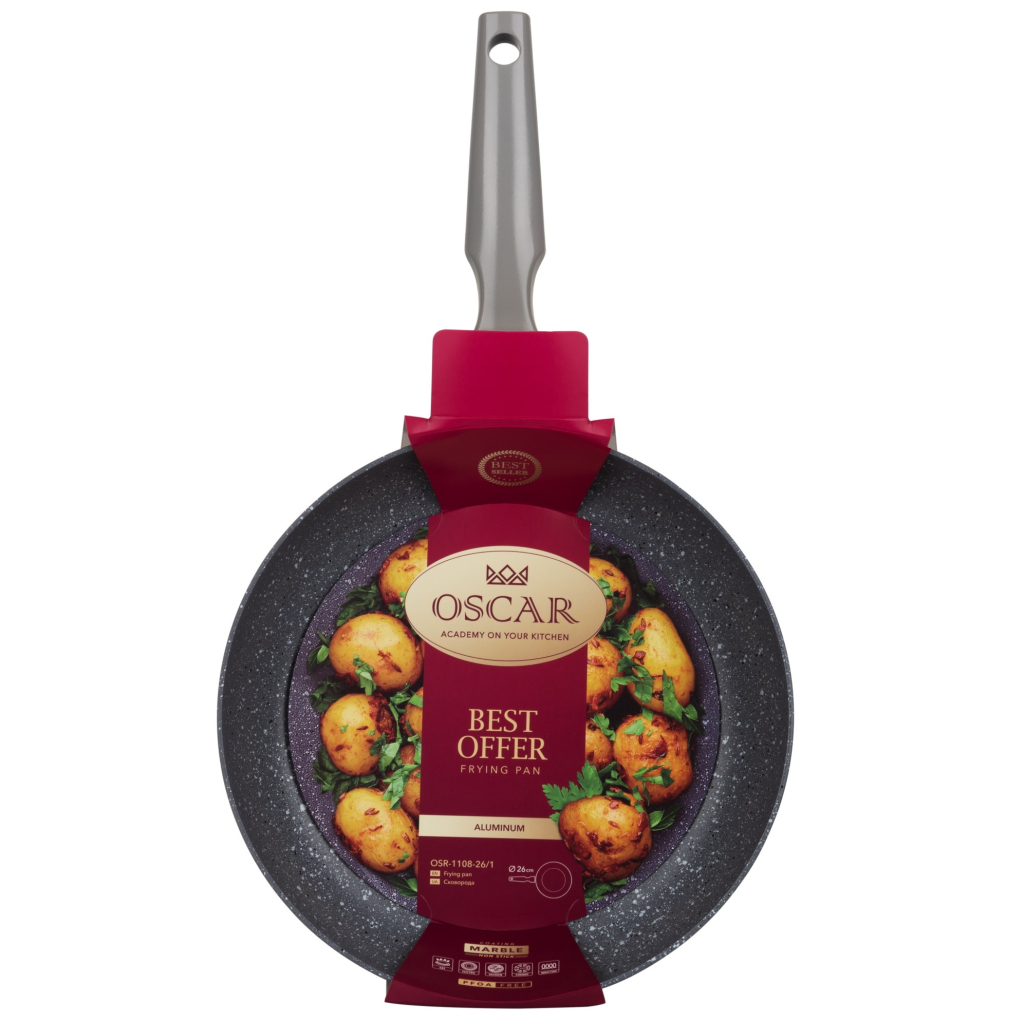 Сковорода Oscar Best Offer 26 см (OSR-1108-26/1) - зображення 4