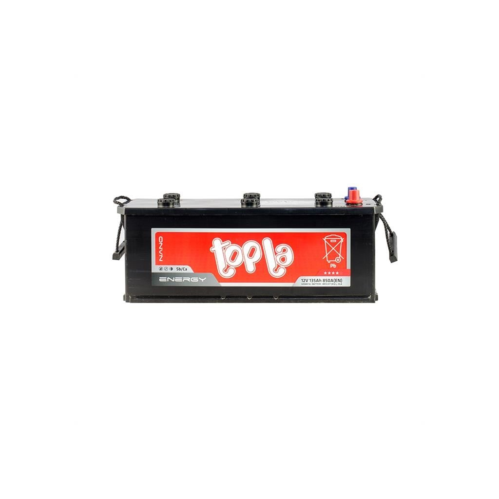 Акумулятор автомобільний Topla 135Ah/12V Energy Truck короткий (177 235) - зображення 1