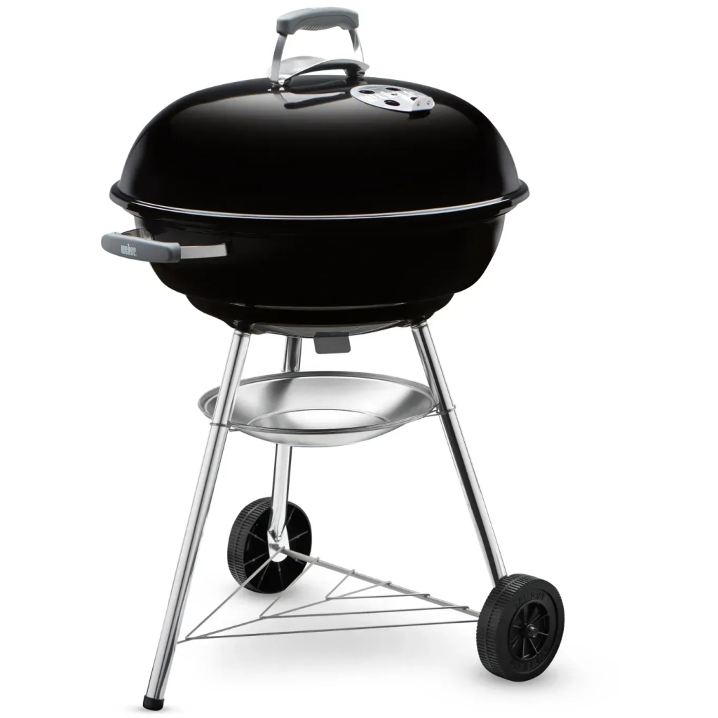 Гриль-барбекю Weber Compact Kettle 57 см Black (1321004) - зображення 3