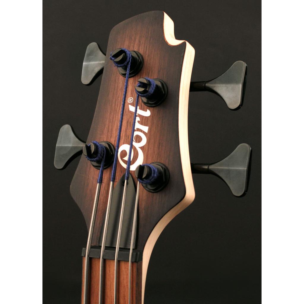 Бас-гітара Cort B4FL MHPZ (Open Pore Trans Black Burst) - зображення 7