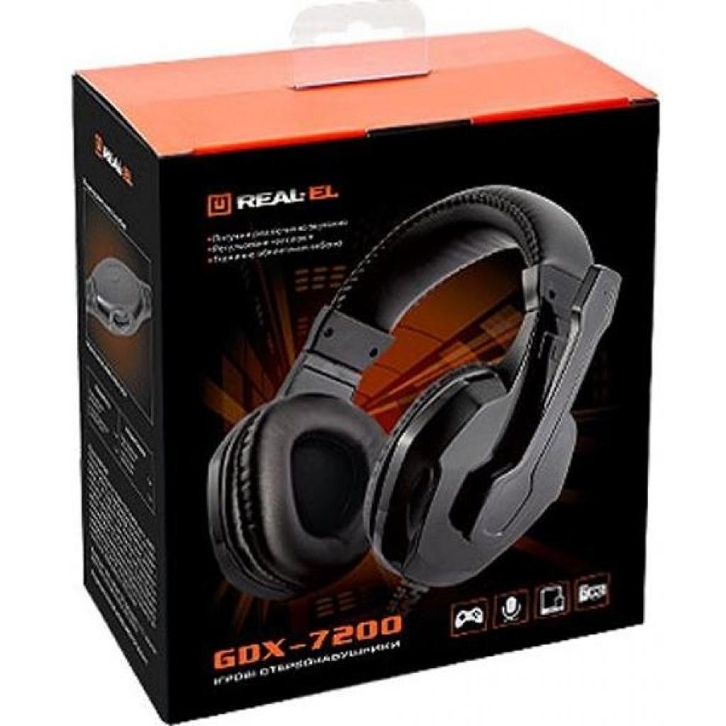 Навушники REAL-EL GDX-7200 Black - зображення 6