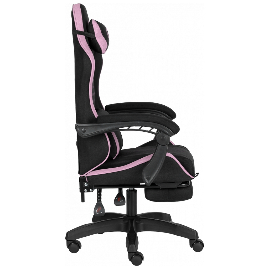 Крісло ігрове GT Racer X-2339 Black/Pink (X-2339 Fabric Black/Pink) - зображення 3