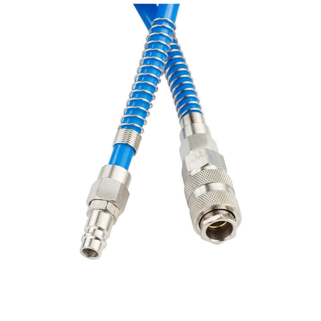 Пневматичний шланг Sigma спіральний поліуретановий (PU) 20м 6.5x10мм (7012141) - зображення 3