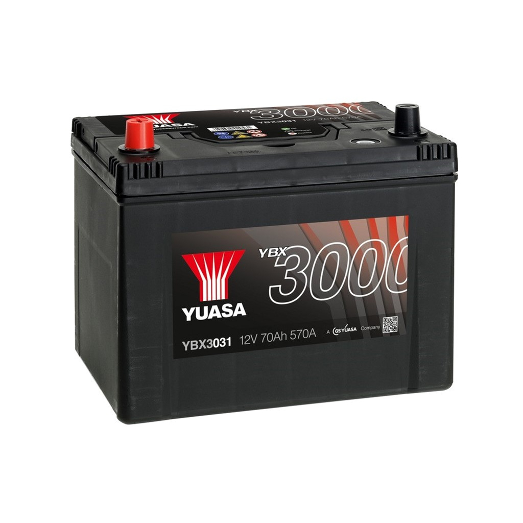 Акумулятор автомобільний Yuasa 12V 72Ah SMF Battery (YBX3031) - зображення 1