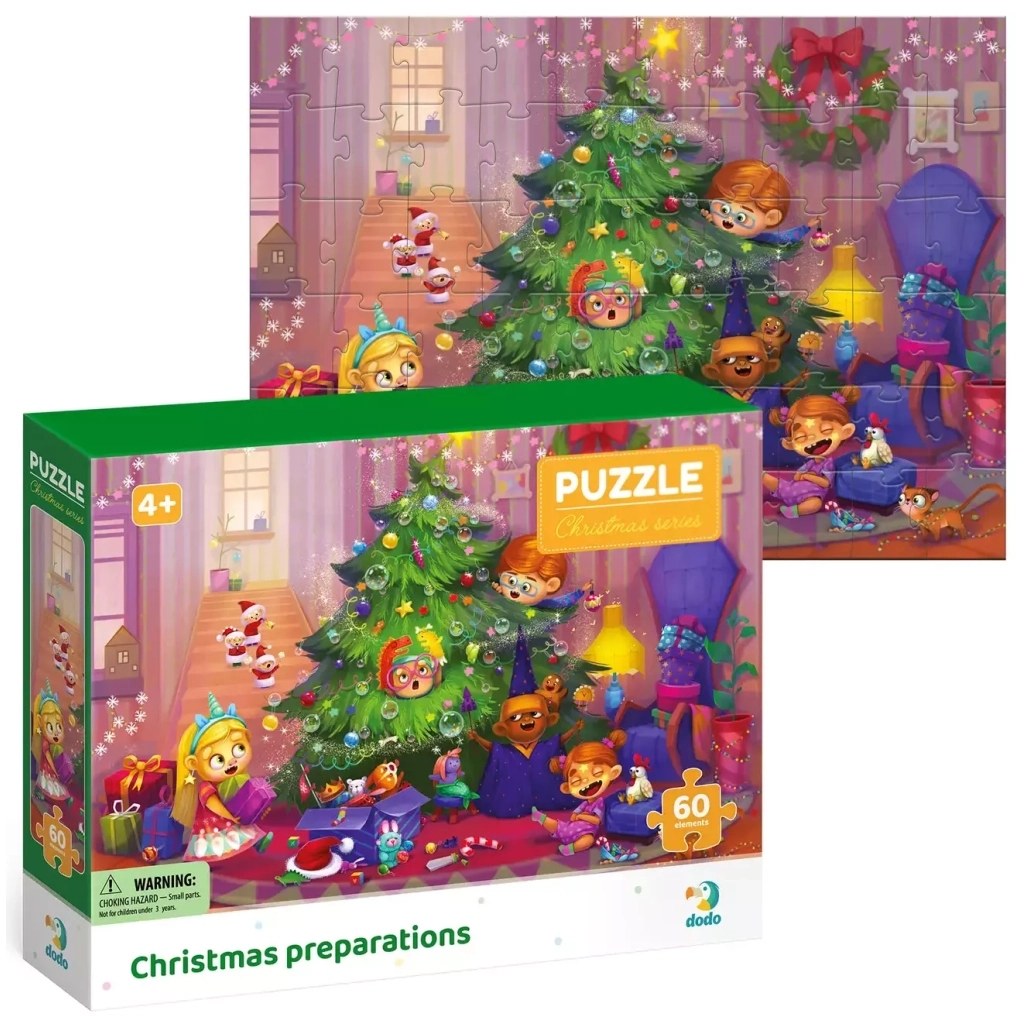 Пазл DoDo Приготування до Різдва, 60 елементів (300575) - зображення 3