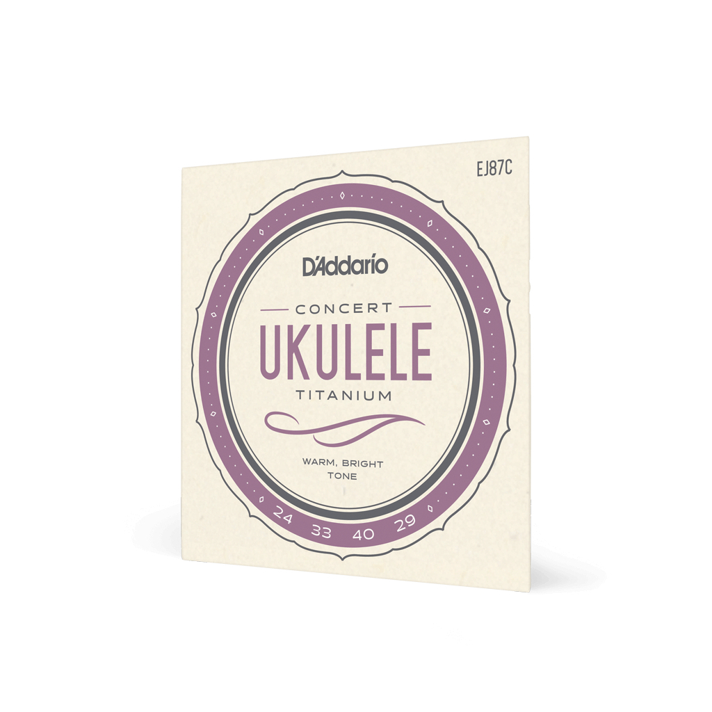 Струни для гітари D'Addario Titanium Ukulele Concert (EJ87C) - зображення 2