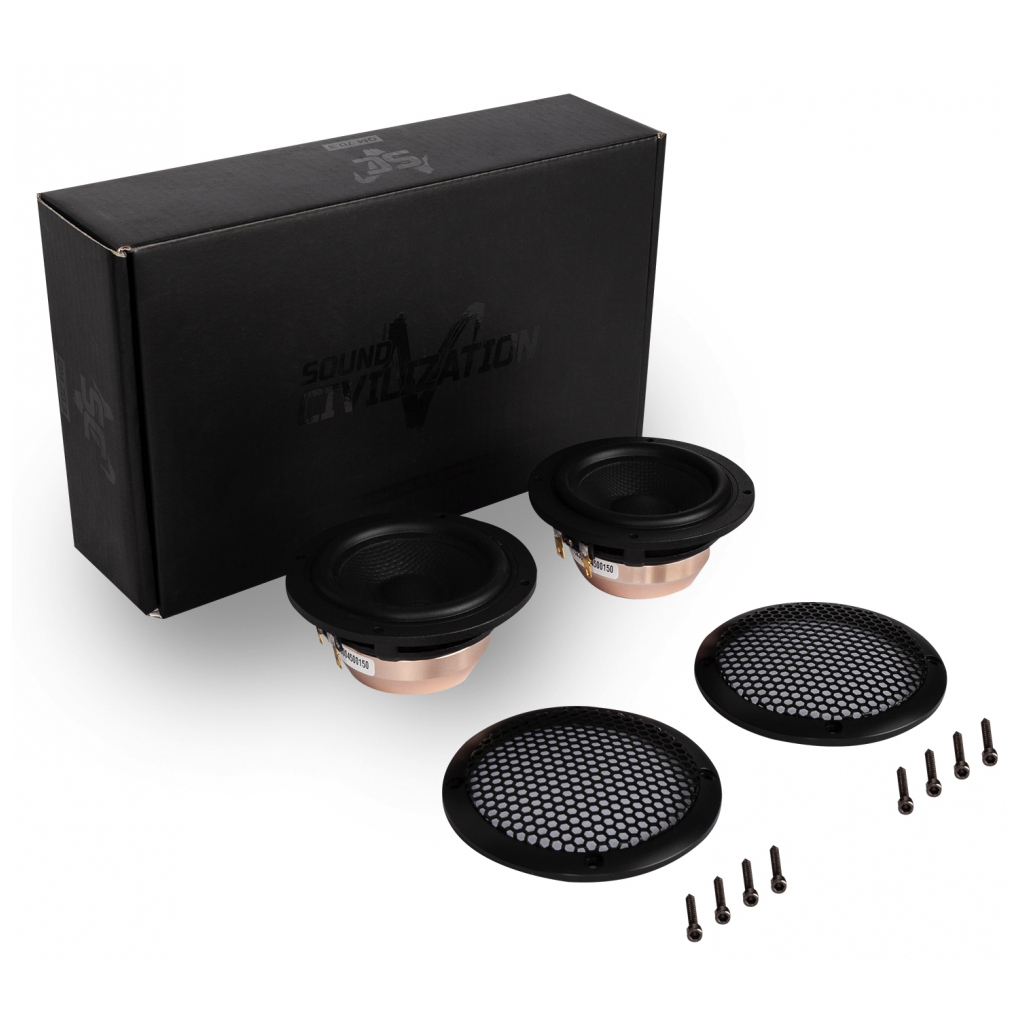 Середньочастотна акустика Kicx Sound Civilization QM70.3 - зображення 5