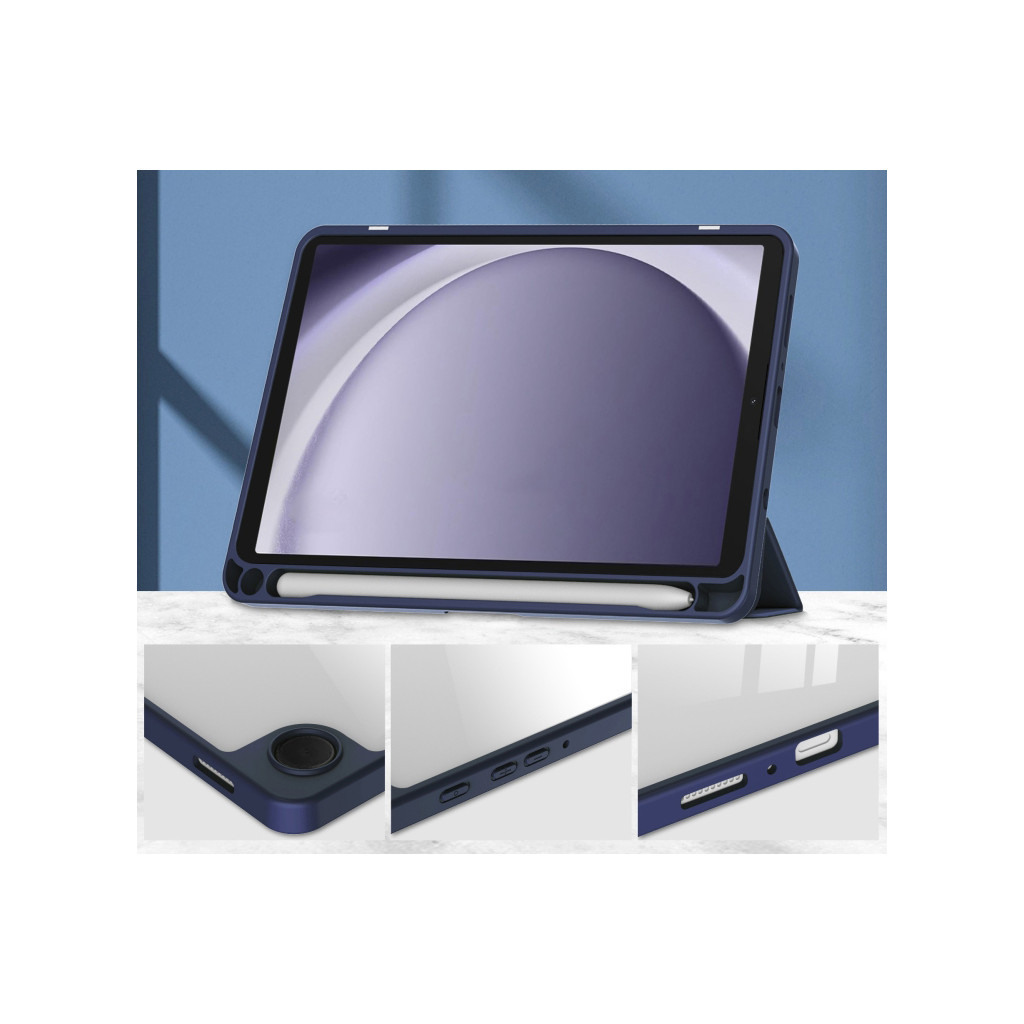 Чохол до планшета BeCover Soft Edge stylus holder Samsung Tab A9 SM-X115 8.7" Deep Blue (710356) - зображення 4