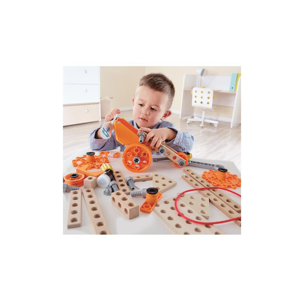 Конструктор Hape Junior Inventor з підсвіткою 57 деталей (E3032) - зображення 2